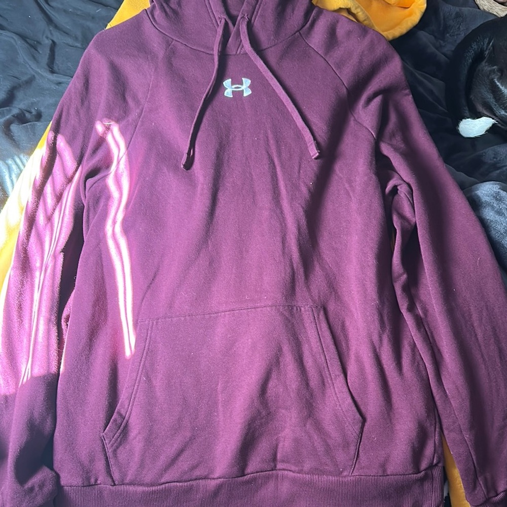 Under Armour Burgundy Pullover Hoodie